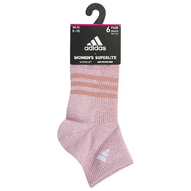 Women's adidas Superlite 3.0 6-Pack Quarter Socks