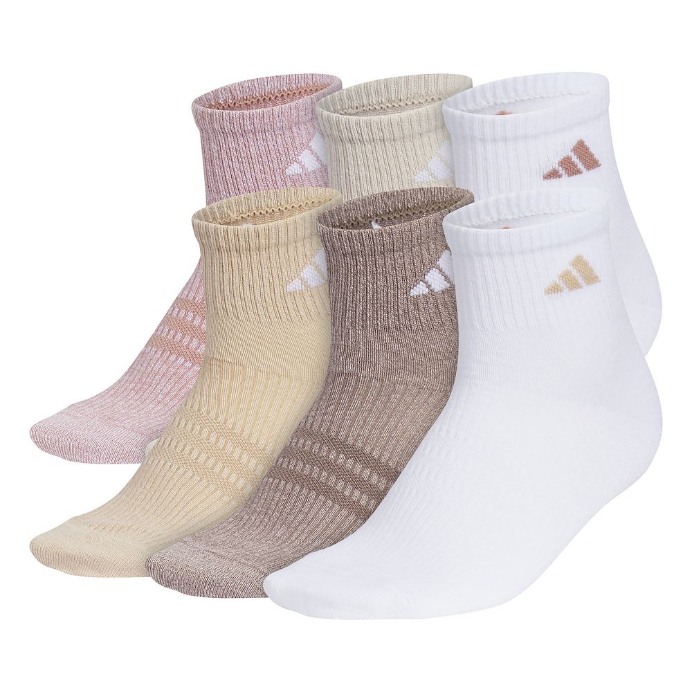 Adidas women's originals superlite 3-pack quarter socks best sale