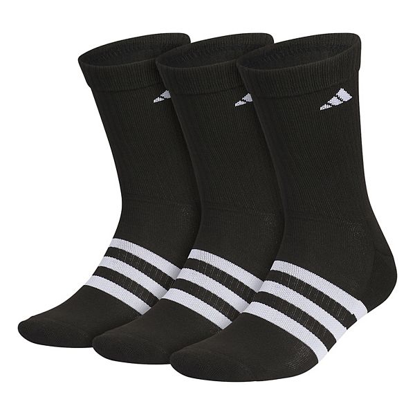 Unisex adidas Adaptive 3-Pack Monochrome Crew Socks