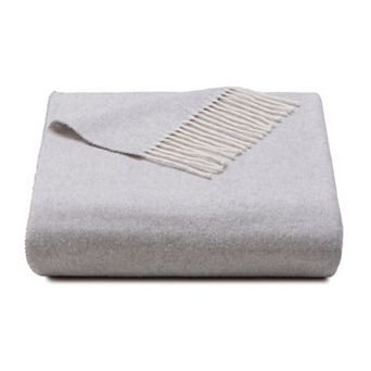 Discover Europe - Made in Italy La Limonaia Tessuti Contrast Fringe Throw