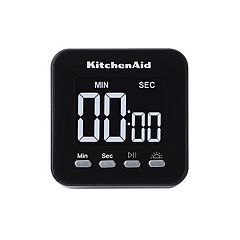 Digital Kitchen Timer - Stainless Steel Touchscreen Cooking Timer