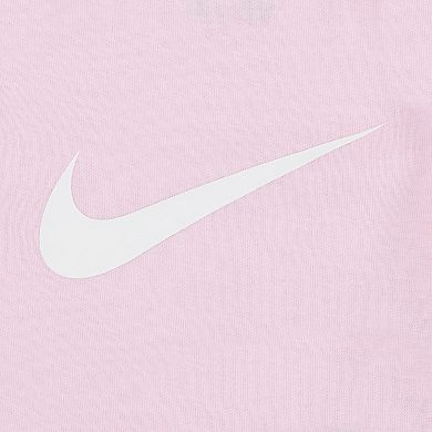 Newborn Baby Nike Swoosh Logo 3-Piece Bodysuit Hat Booties Set