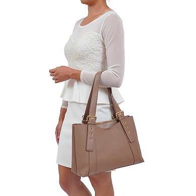 Mellow World Kaida Triple Compartment Satchel Bag