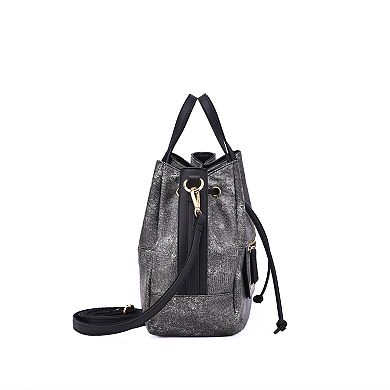 Mellow World Octavir Denim Washed Satchel Bag