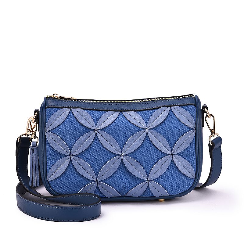 Mellow World Amelie Pattern Crossbody Bag, Blue