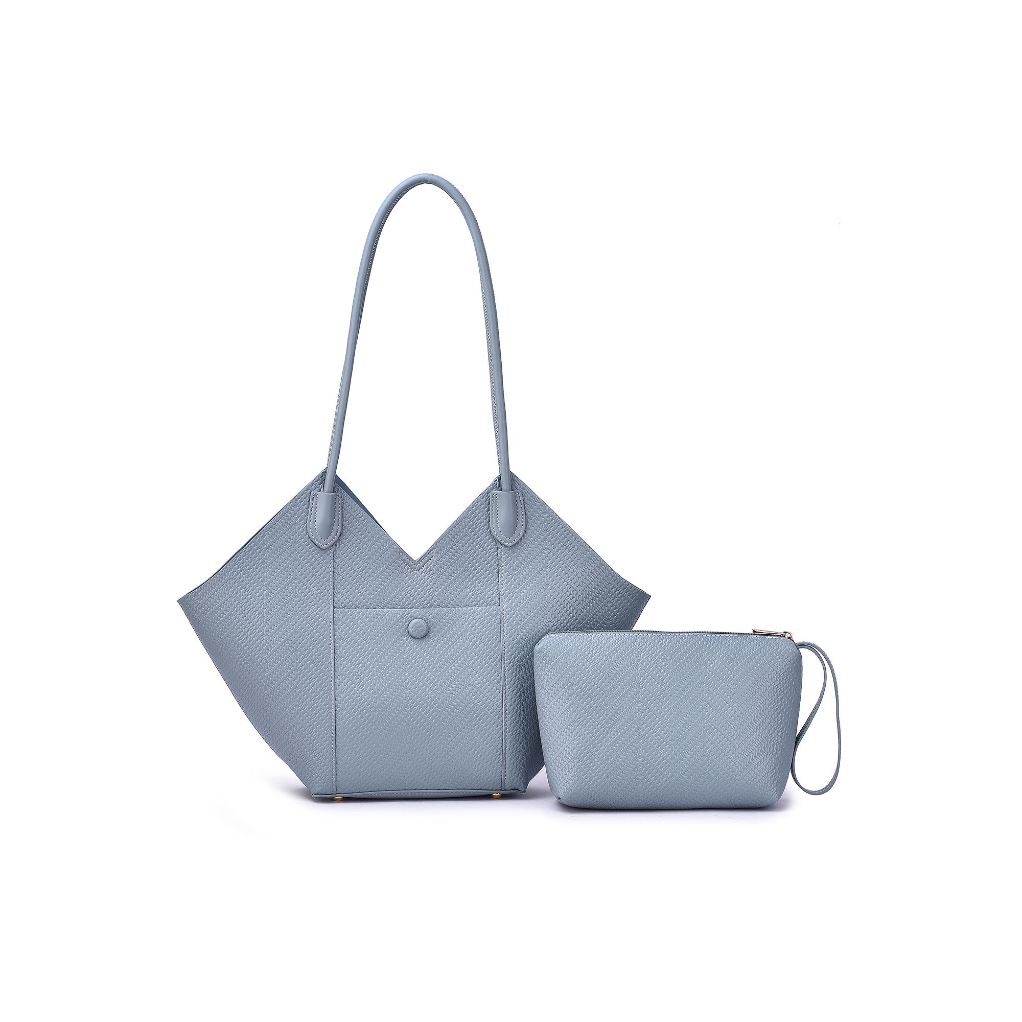 Mellow World Winston Tote Bag, Dusty Blue