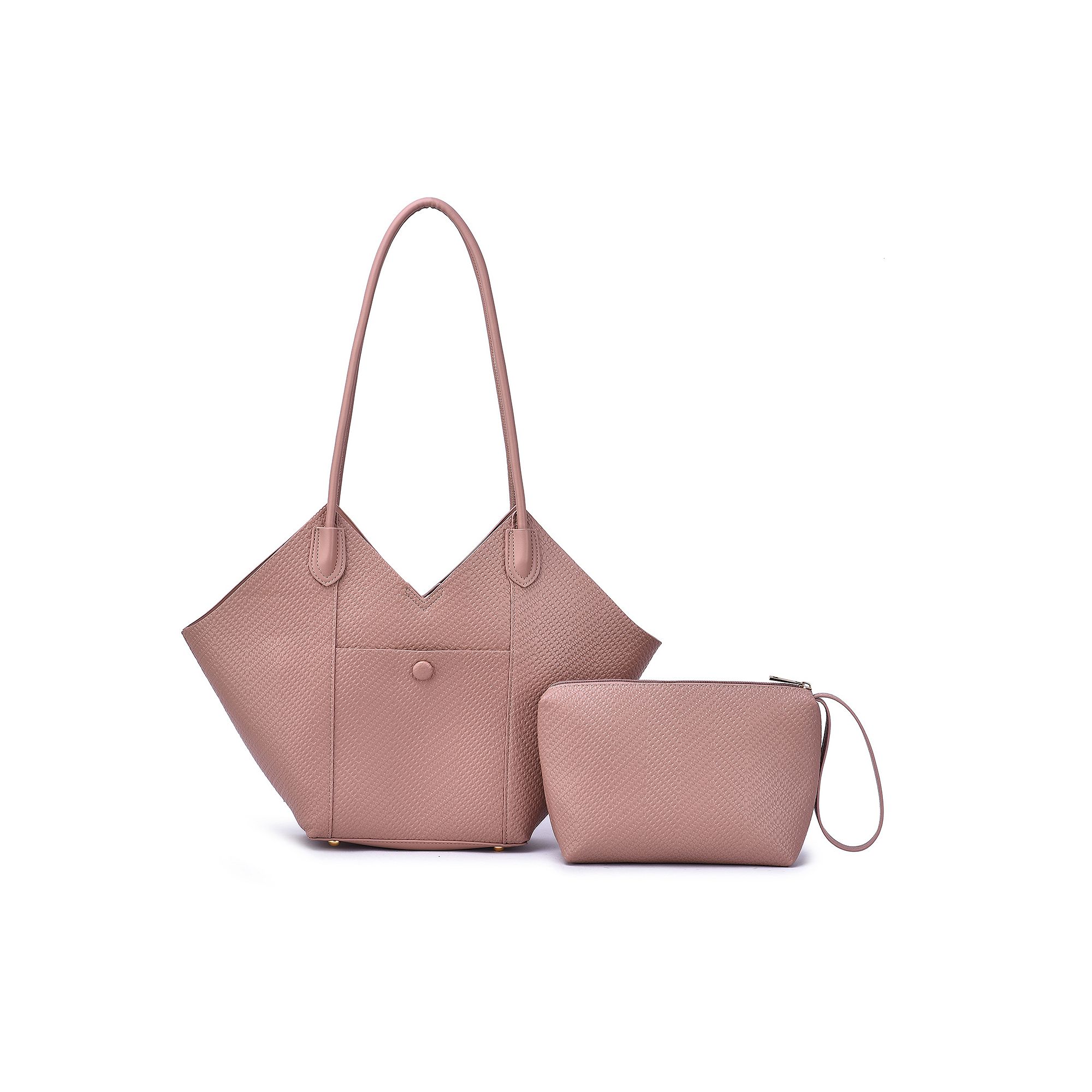 Mellow World Winston Tote Bag, Dustyrose