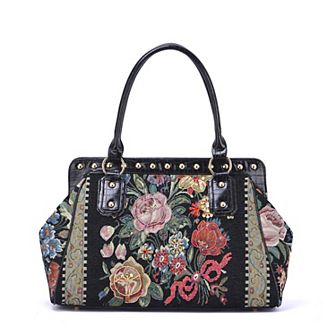 Mellow World Flower Shop Beaded Weekender Tote Bag