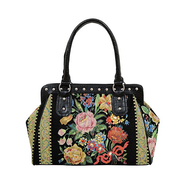 Mellow World Flower Shop Beaded Weekender Tote Bag