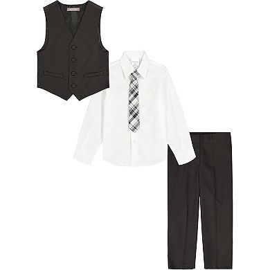 Toddler Boy Van Heusen Pin Dot Vest, Shirt, Bowtie & Pants Set