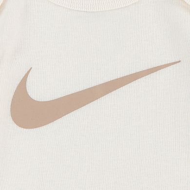 Newborn Baby Nike 8-Piece Sleep & Play Bodysuit Coverall & Accessories ...