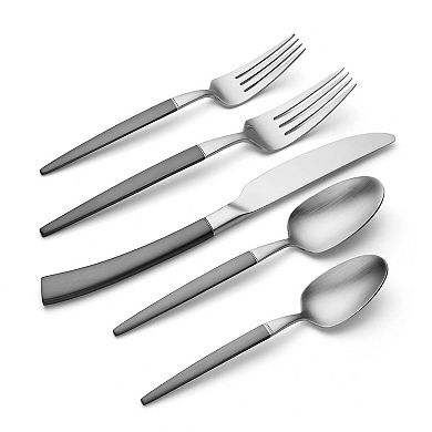 Oneida Adjacent Midnight 20-pc. Flatware Set