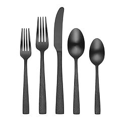 Oneida Cabria Hammered 20-Piece Stainless Steel Flatware Set