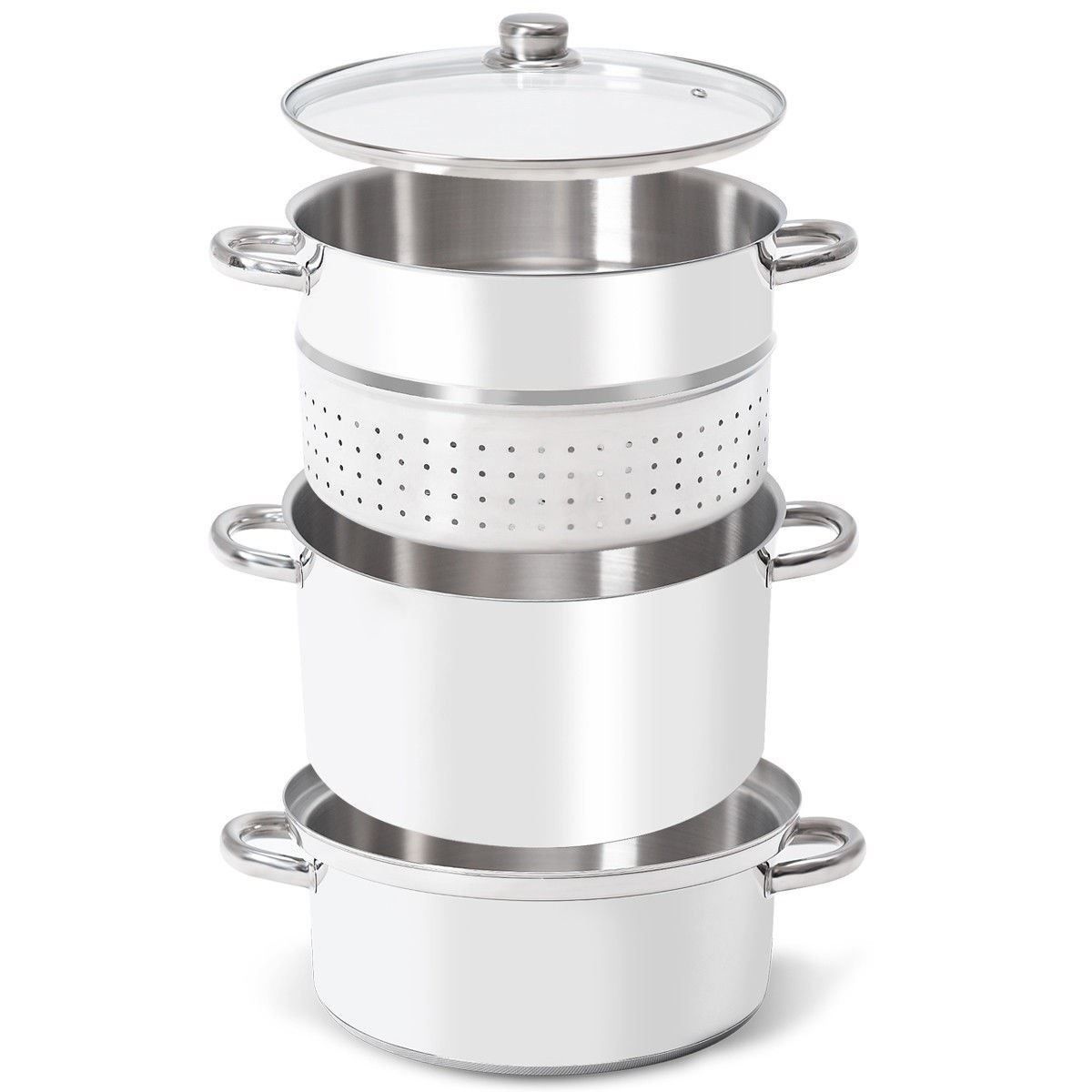 Oster Hali Stainless Steel Steamer Set with Lid