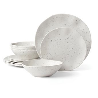 Oneida Terrazzo Melamine 12 pc Dinnerware Set