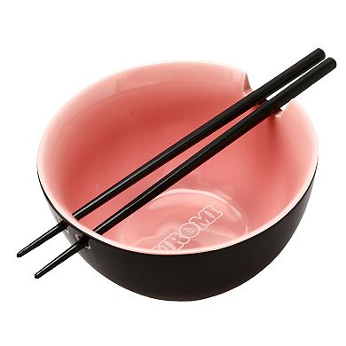 Bioworld Kuromi Ramen Bowl with Chopsticks