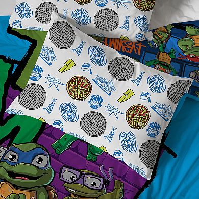 Teenage Mutant Ninja Turtles Mini Mutants Twin Comforter Set with Sham