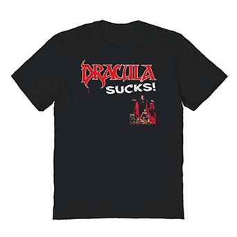 Men's Horror Line Dracula Sucks Graphic Tee