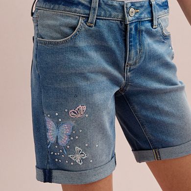 Girls 6-20 & Plus Size SO® Bermuda Jean Shorts