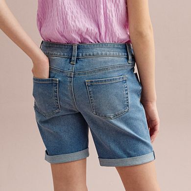 Girls 6-20 & Plus Size SO® Bermuda Jean Shorts
