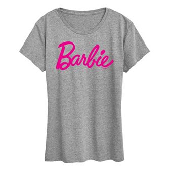 Juniors' Barbie Classic Logo Graphic Tee