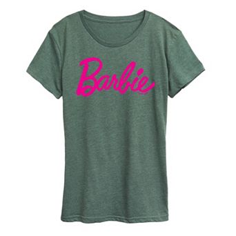 Juniors' Barbie Classic Logo Graphic Tee