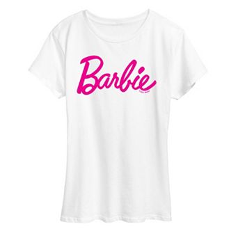 Juniors' Barbie Classic Logo Graphic Tee