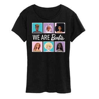Juniors' Barbie We Are All Barbie Graphic Tee