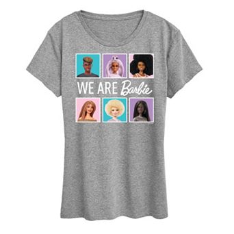 Juniors' Barbie We Are All Barbie Graphic Tee