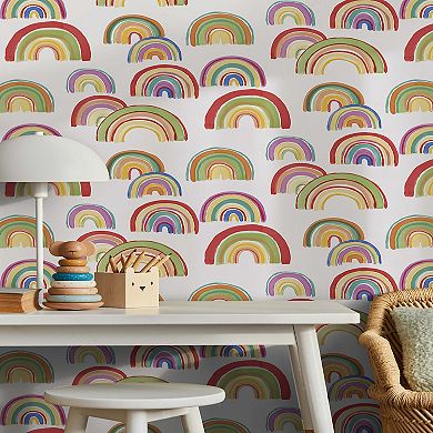 Transform Rainbow Multi Peel and Stick Wallpaper