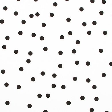 Transform Small Dots Black Peel and Stick Wallpaper