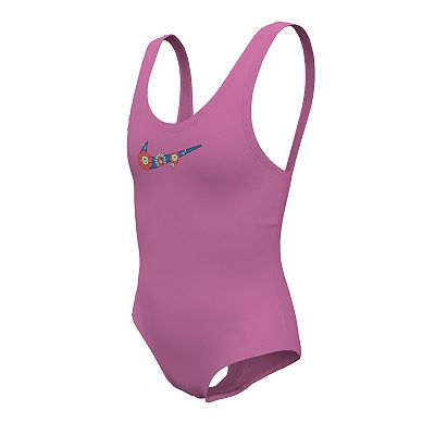 Girls 6-20 Nike Multi Logo U-Back 1-Piece Swimsuit