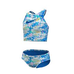 Nike Girls' Logo Tape Crossback Midkini Set