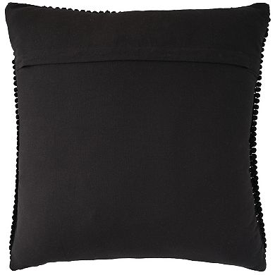 Mina Victory Holiday Loop Snowflake Throw Pillow