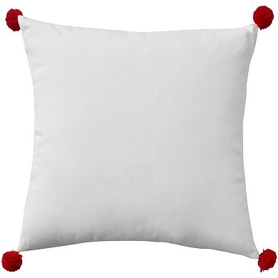 Mina Victory Holiday Joy Lobster Christmas Santa Throw Pillow