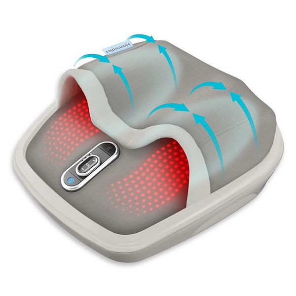 HoMedics Shiatsu Air Max Heated Foot Massager - Grey