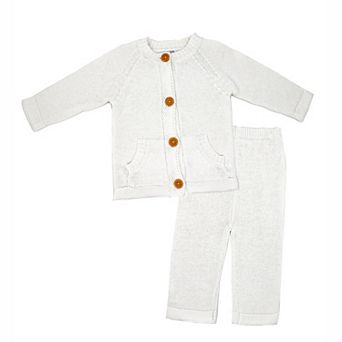 Baby Boys and Girls 2 pc Knit Cardigan Set