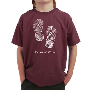 BEACH BUM - Boy's Word Art T-shirt