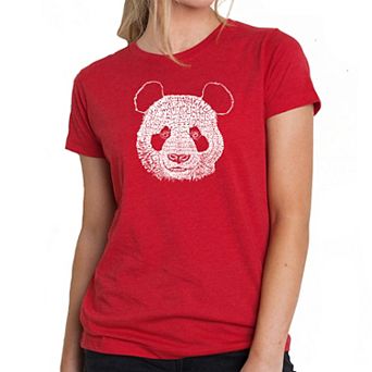 Panda - Women's Premium Blend Word Art T-shirt