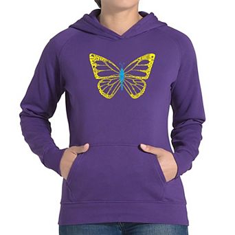 Butterfly - Women's Word Art Hooded Sweatshirt