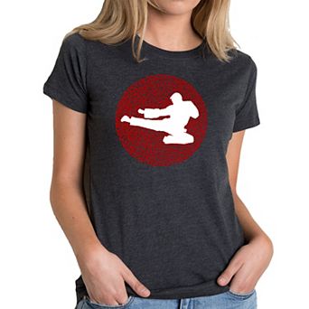 Types of Martial Arts - Women's Premium Blend Word Art T-shirt