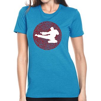 Types of Martial Arts - Women's Premium Blend Word Art T-shirt