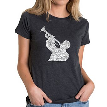 All Time Jazz Songs - Womens Premium Blend Word Art T-Shirt
