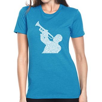 All Time Jazz Songs - Womens Premium Blend Word Art T-Shirt
