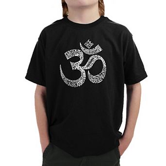Poses OM - Boy's Word Art T-shirt