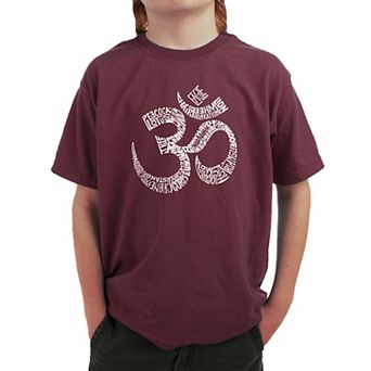 Poses OM - Boy's Word Art T-shirt