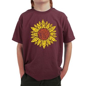 Sunflower - Boy's Word Art T-shirt