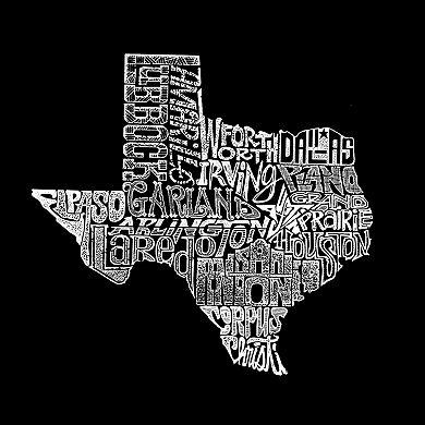 The Great State of Texas - Boy's Word Art T-shirt