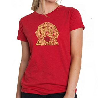 Dog - Women's Premium Blend Word Art T-shirt