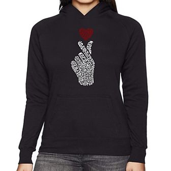 K-Pop - Women's Word Art Hooded Sweatshirt
